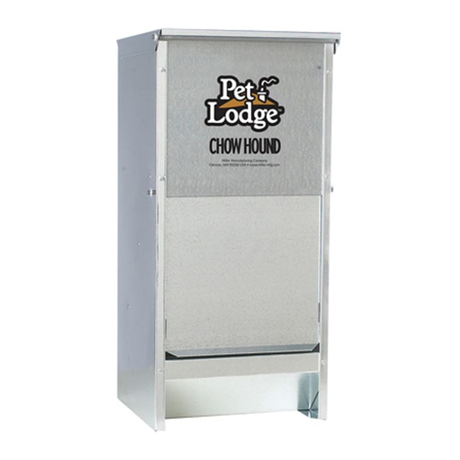pet lodge chow hound dog food feeder
