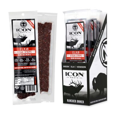 icon meats elk and beef sticks original