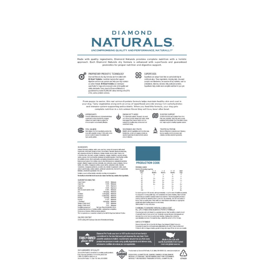 diamond naturals dog food