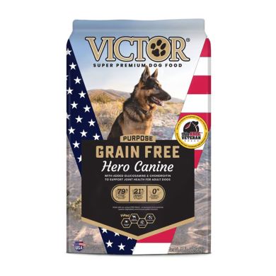 victor grain free hero dog food