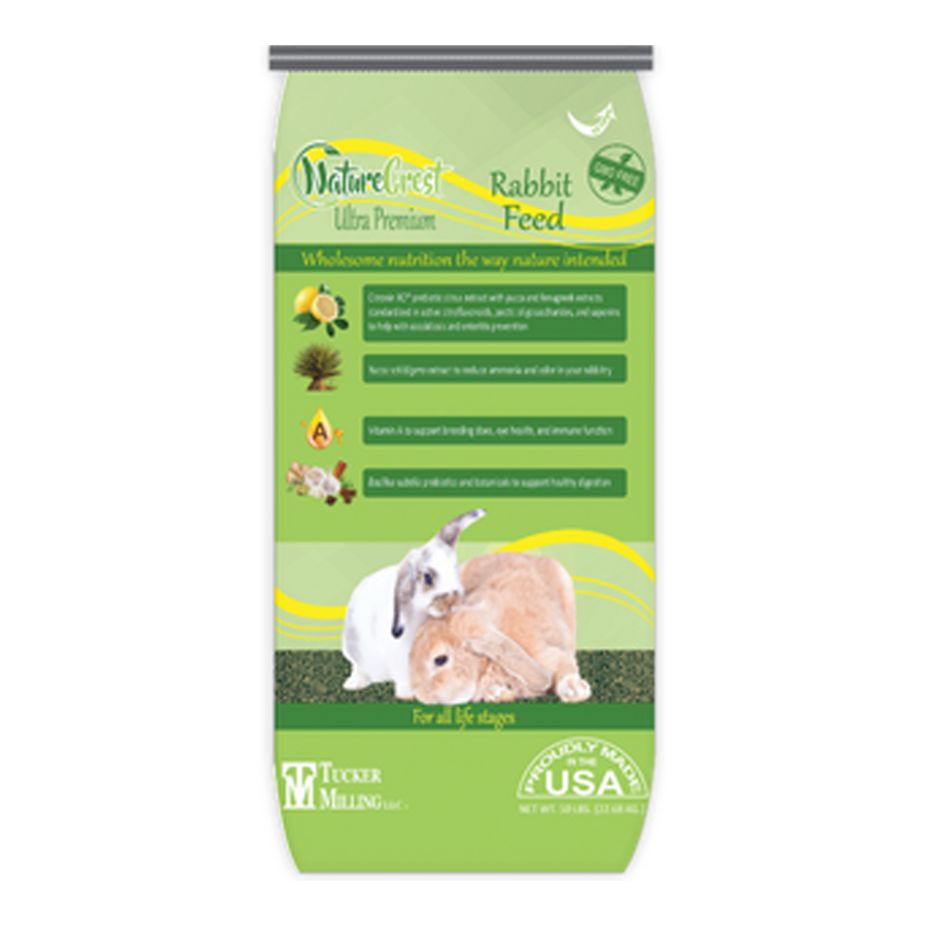 nature crest rabbit feed