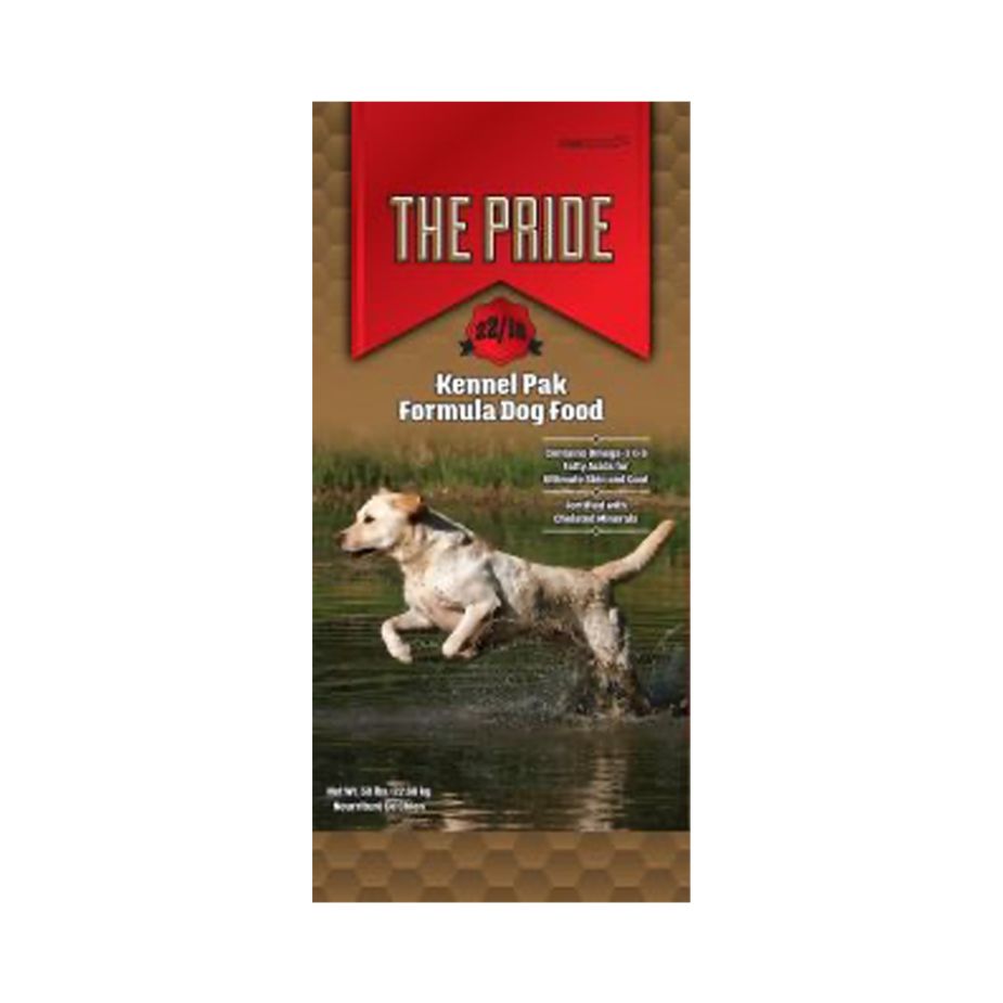 the pride dog food 22/16