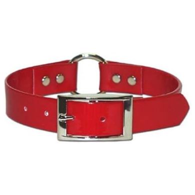 omni pet dog collar with loop red