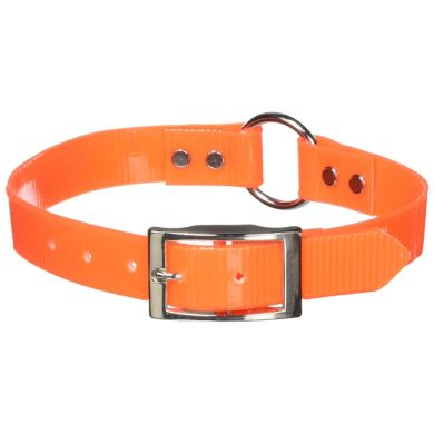 omni pet dog collar orange with loop