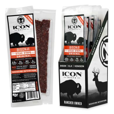 icon bison steak strips