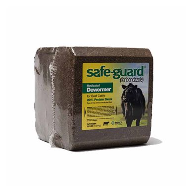 safe guard medicated dewormer block