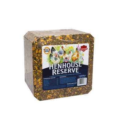 Henhouse Reserve® Supplement Block chestnut mountain feed