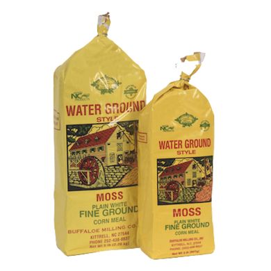 moss fine ground white cornmeal