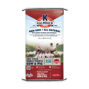 KALMBACH FAMILY FIXINS NON GMO SOW & PIG 50 LB