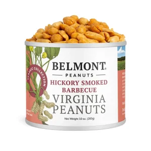 BELMONT HICKORY SMOKED BBQ PEANUTS 10 OZ