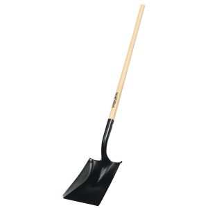 34609 Landscapers Select  PCL-P Square Point Shovel, Hardwood Handle, 45 in L Handle