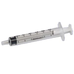 MONOJECT 3 ML SYRINGE LUER LOCK TIP