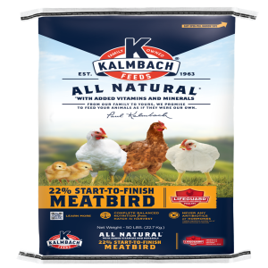 KALMBACH 22% START TO FINISH MEATBIRD 50 LB