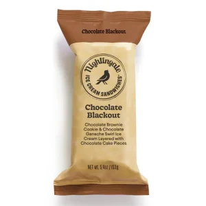NIGHTINGALE ICE CREAM SANDWICH CHOCOLATE BLACKOUT