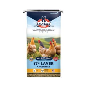 KALMBACH 17% AN SOY FREE LAYER CRUMBLES 50 LB