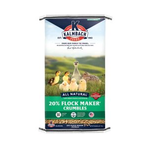 KALMBACH 20% NON GMO FLOCK MAKER CRUMBLES 50 LB