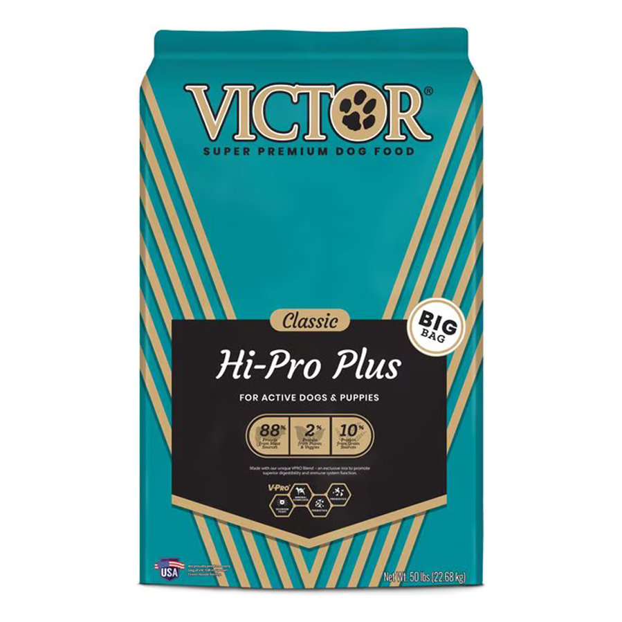 VICTOR HI PRO PLUS 50 LB (TEAL) – Chestnut Mountain Feed Company