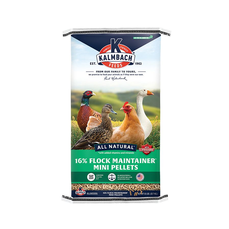 kalmbach poultry feed flock maintainer 16 mini pellets