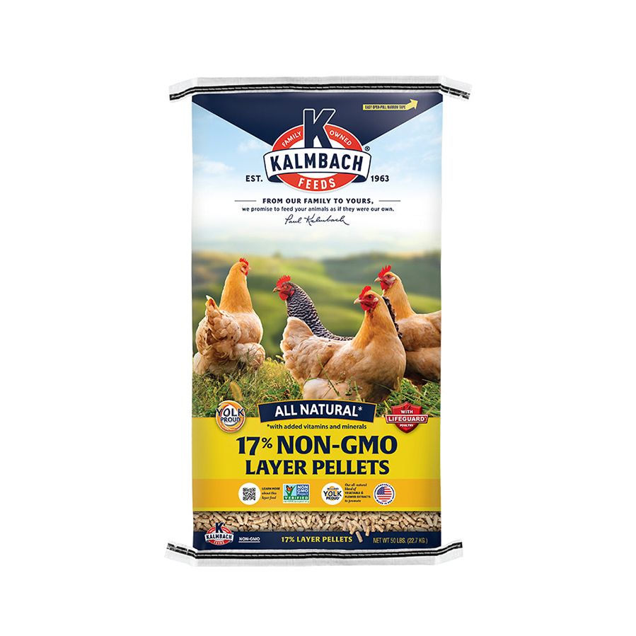kalmbach chicken feed 17 non gmo layer pellets