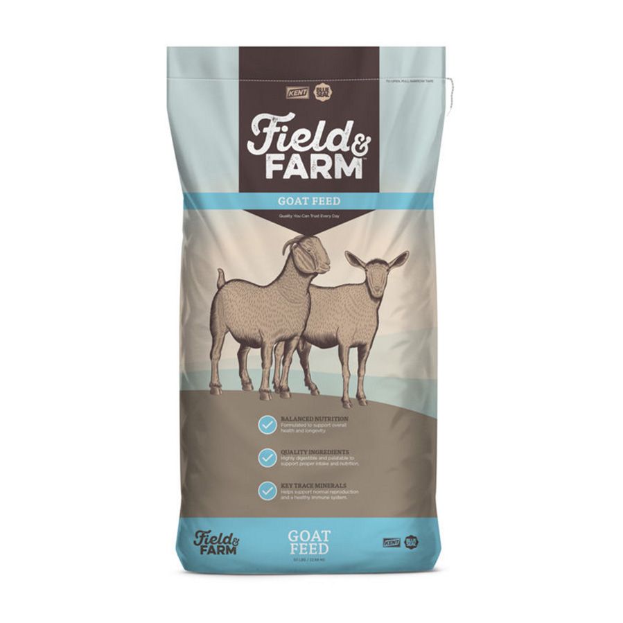 Field & Farm Goat Feed 50 Pounds blue seal chestnut mountain