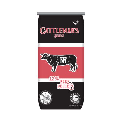 cattleman's select beef pellets cattle feed