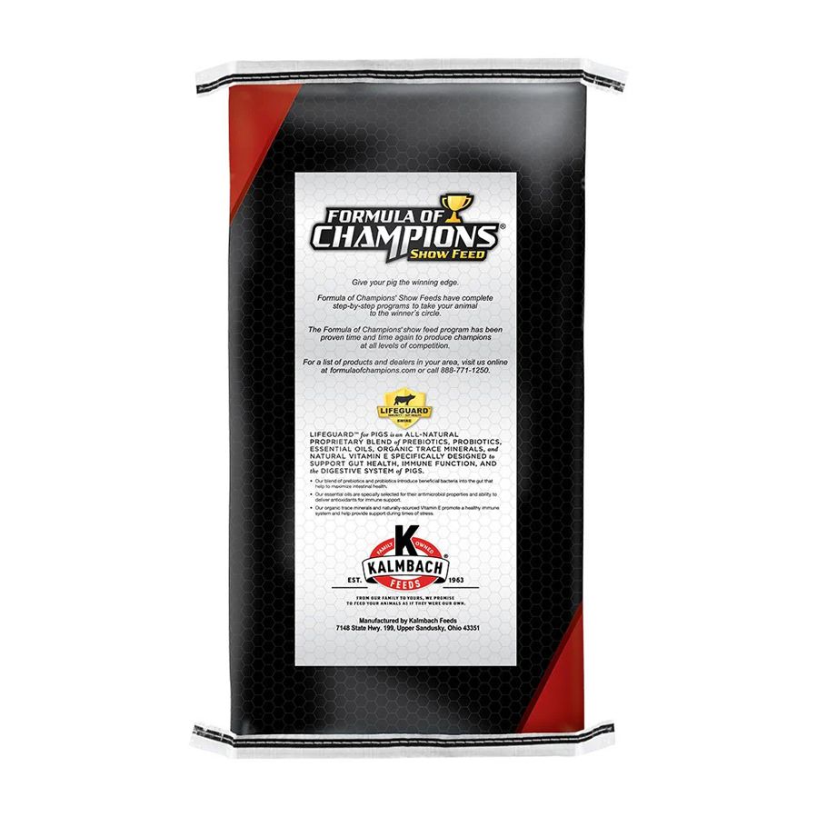 formula of champions kalmbach pig feed