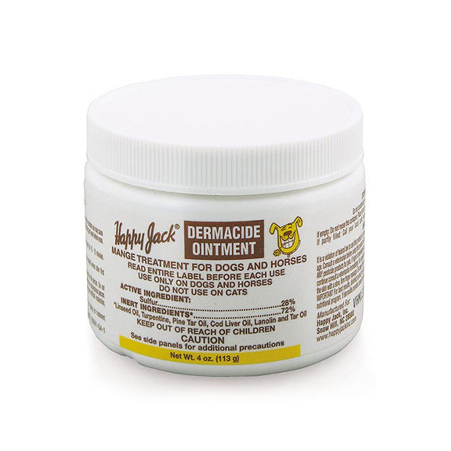 happy jack dermacide ointment treatment