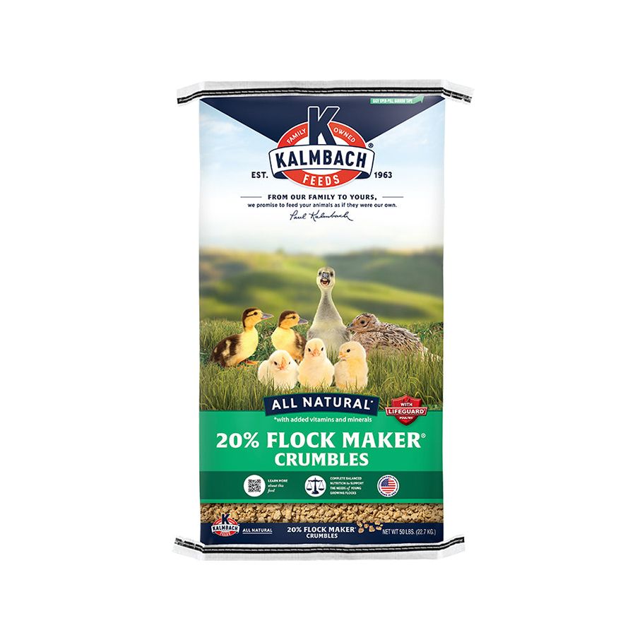 Kalmbach flock maker 20 mini pellets poultry feed