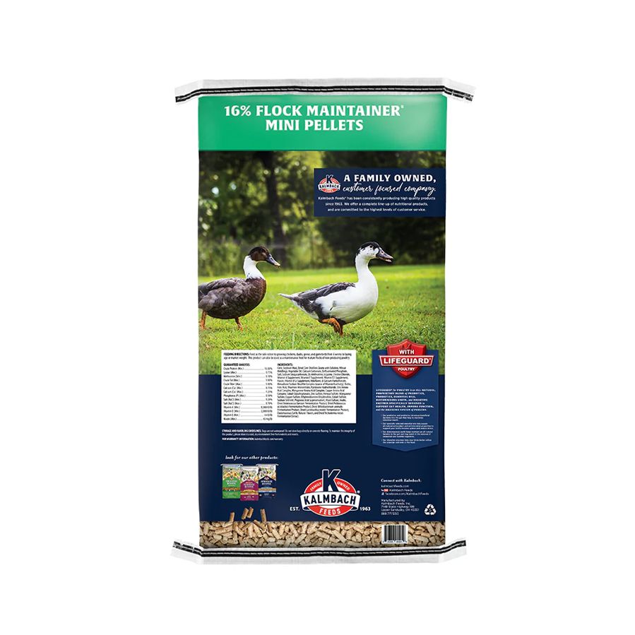 16 flock maintainer pellets feed