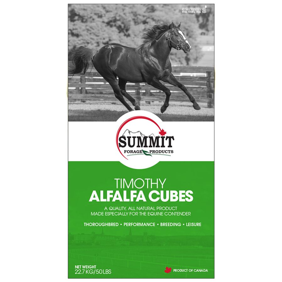 summit timothy alfalfa cubes