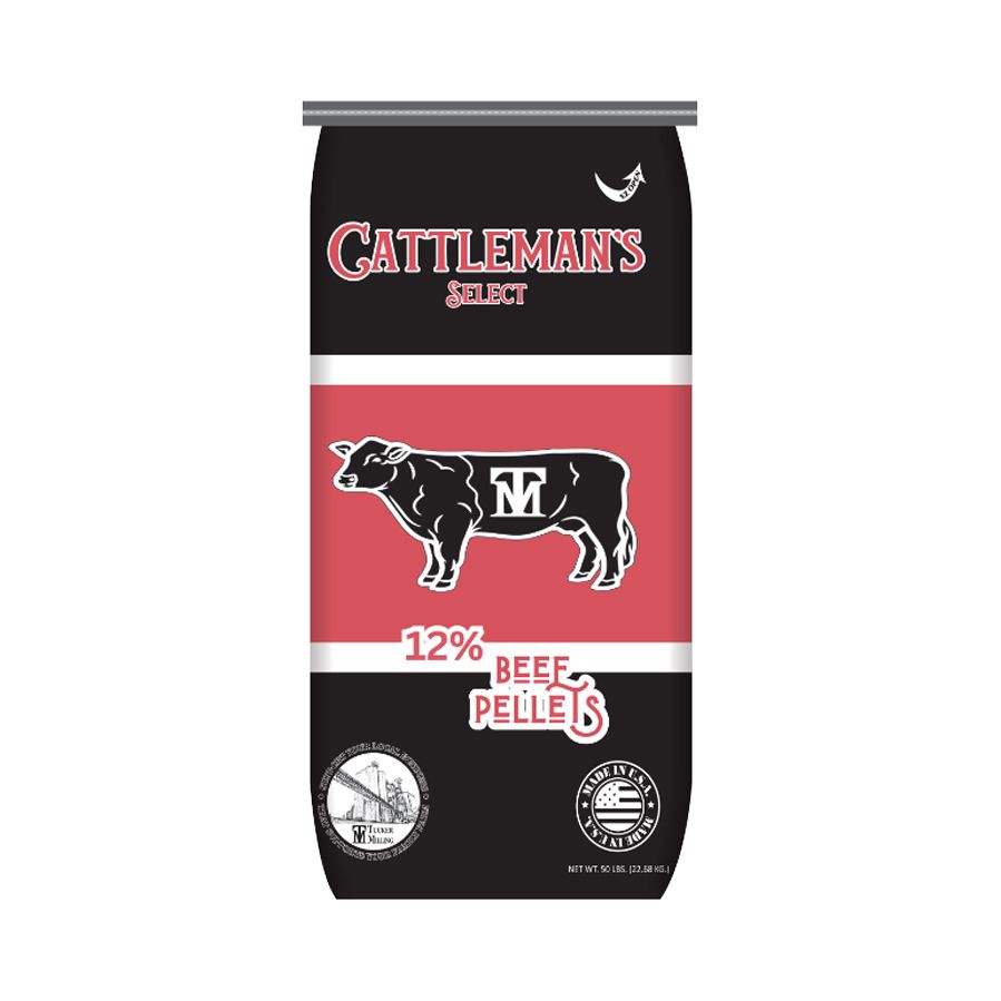 cattleman's select beef pellets cattle feed