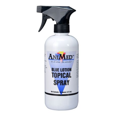 blue lotion topical spray