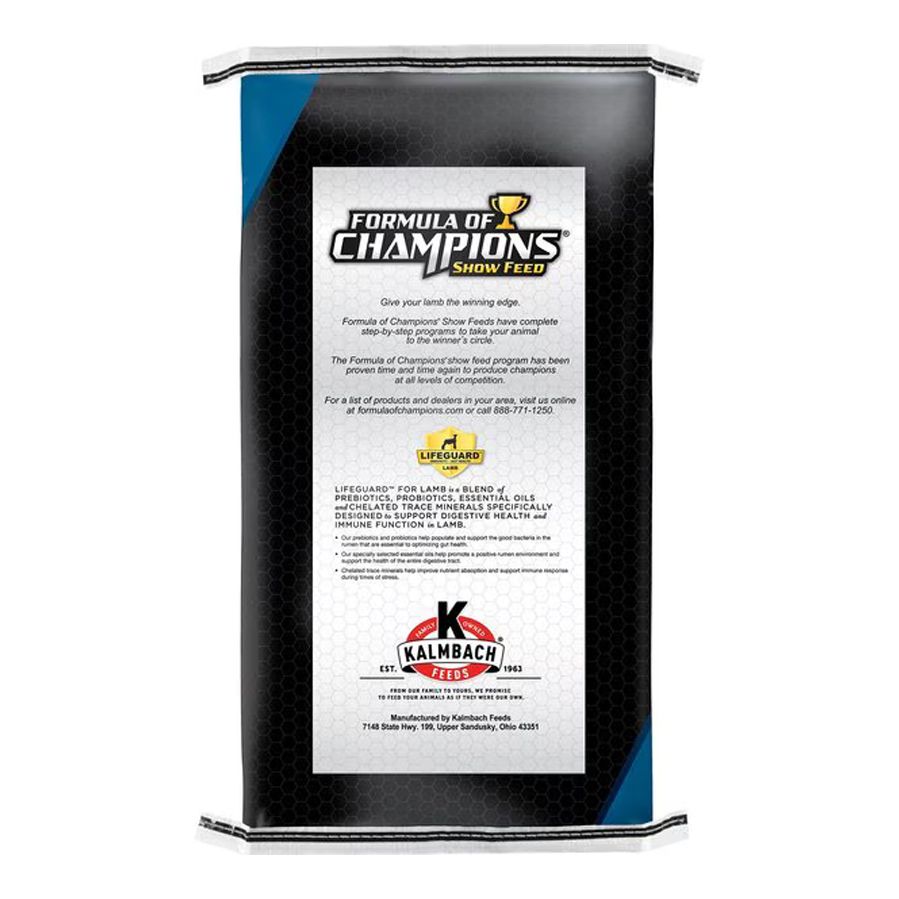 formula of champions show goat lamb